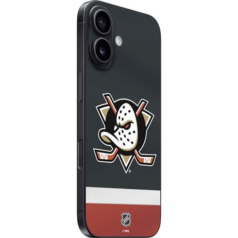NHL Anaheim Ducks Jersey iPhone 16 Plus Skin